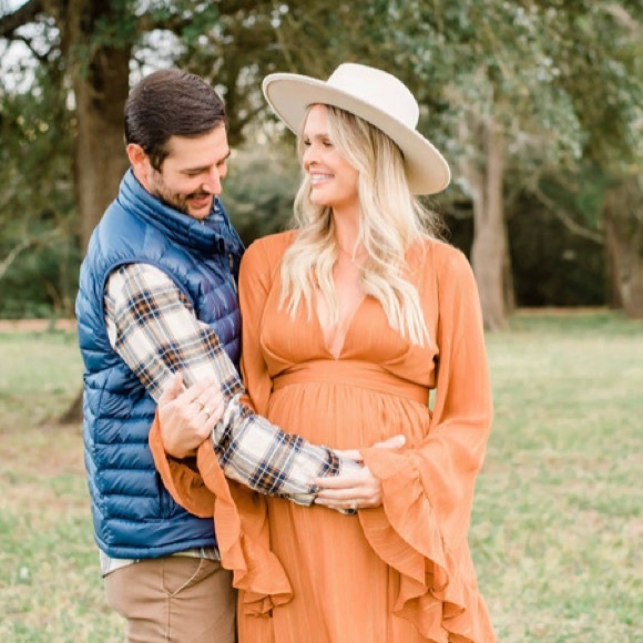 Orange Maxi Dress - Picture 2 of 6